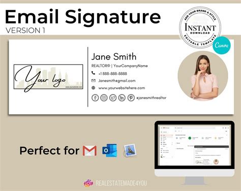 work email signature examples