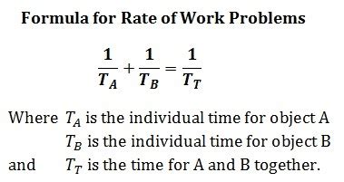 work rate problem formula