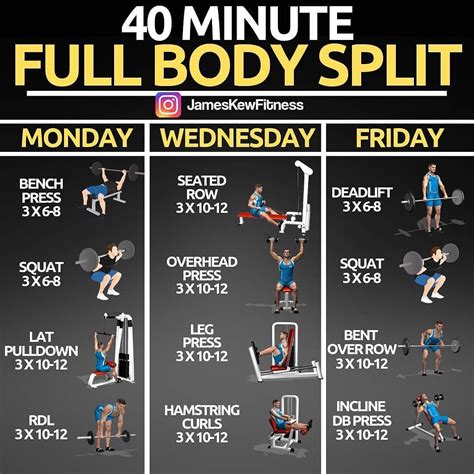 workout split plan