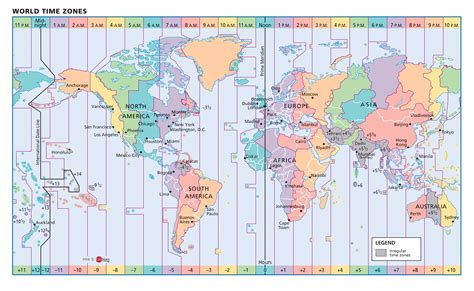 Peta Zona Waktu Dunia