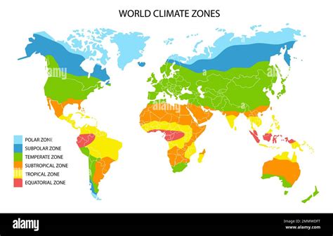 world climate zones map
