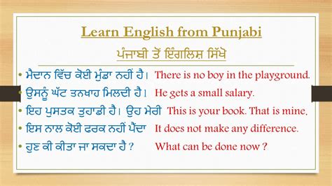 would meaning in punjabi with example