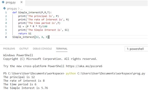 write a function to calculate simple interest in python