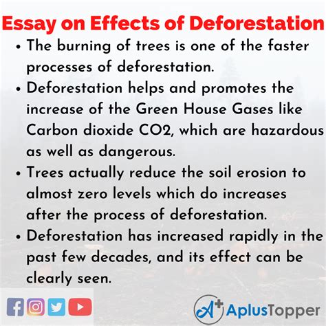write a note on deforestation pdf