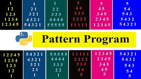 write a program for pattern in python