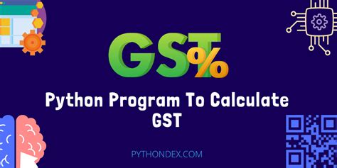 write a program to calculate gst in python