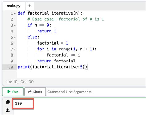 write a python program to find the factorial of a number using recursive function