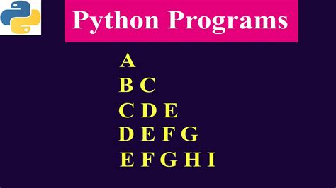 write a python program to print alphabet pattern d