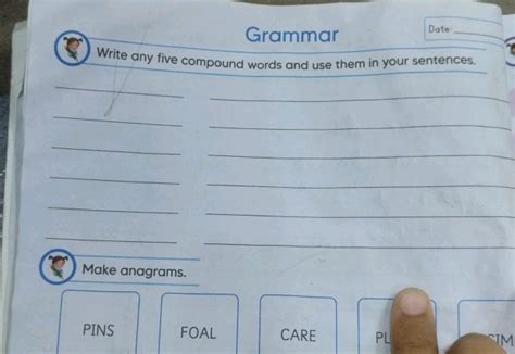 write any five compound words