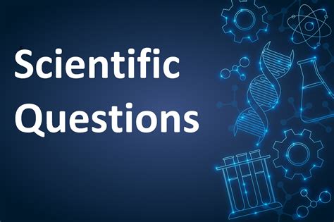 write any two example of scientific question