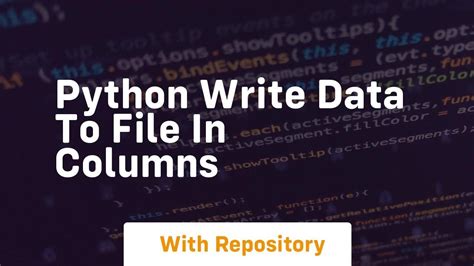 write data to file in python