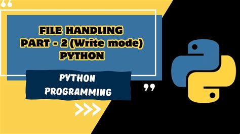 write function in python file handling