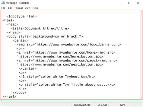 write html code to create a web page that contains an image at its centre
