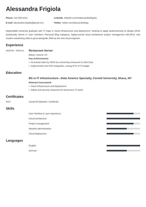 write objective for cv