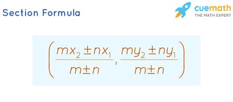 write section formula and midpoint formula