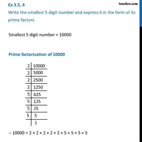 write smallest five digit number