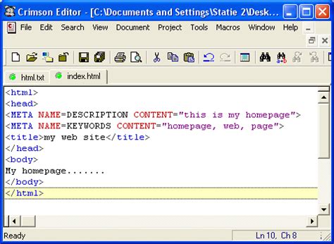 write the basic structure of html template