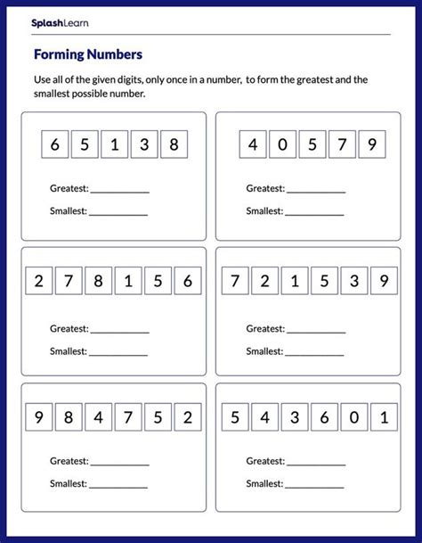 write the smallest and largest five digit number