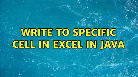 write to specific cell in excel python