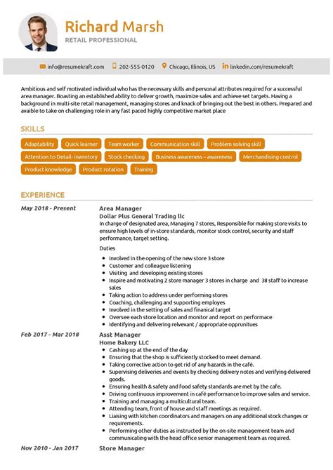 writing cv examples