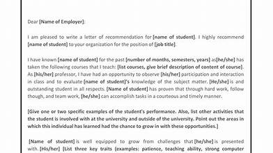 writing letters of recommendation