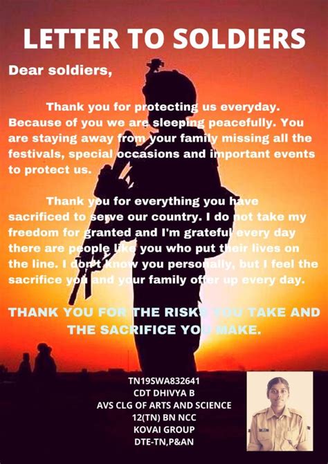 writing letters to soldiers in basic training