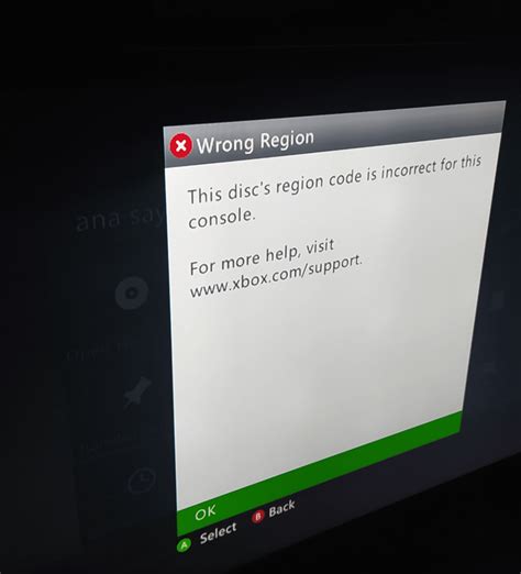 xbox 360 wrong region code