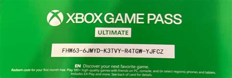 xbox game pass pc code not working
