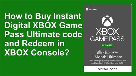 xbox game pass ultimate buy code