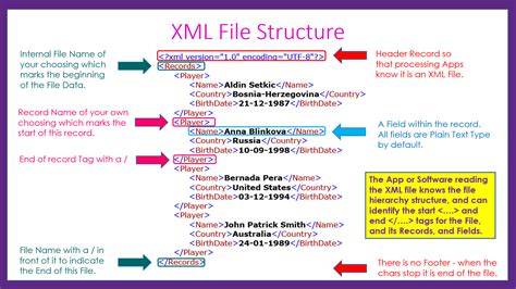 xml formatting rules