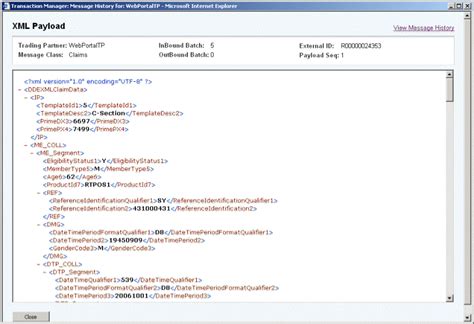 xml payload example