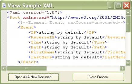 xml sample data generator
