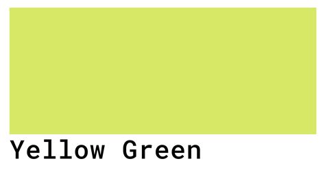 yellow green color code
