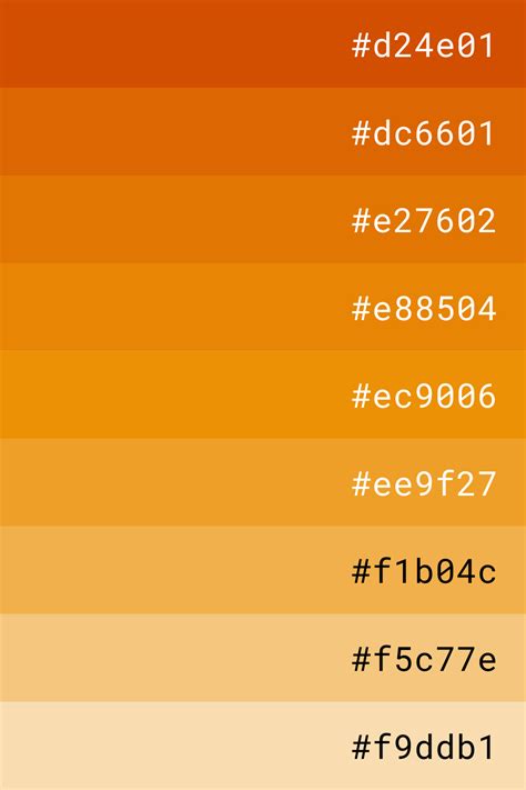 yellow orange gradient hex code