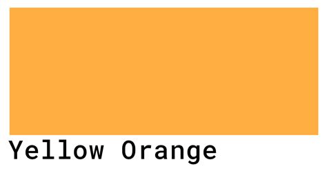 yellow orange rgb code