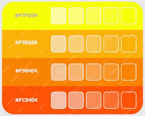 yellow orange rgb colour code