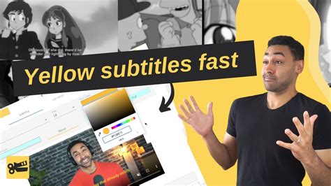 yellow subtitle font hex code