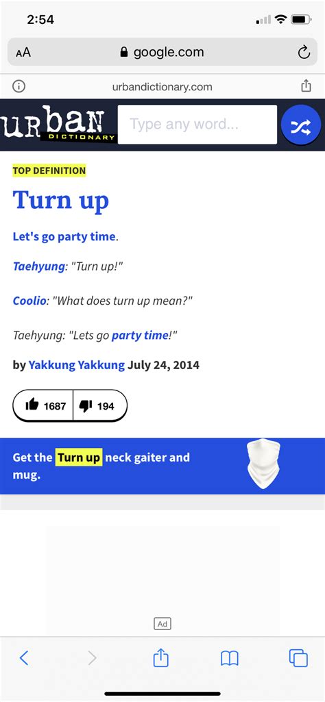 you didn't turn up meaning in urdu