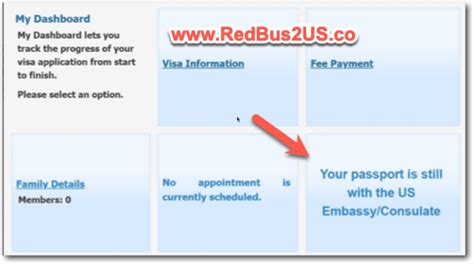 your passport is still with post meaning