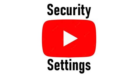youtube account security