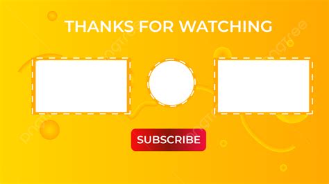 Youtube End Screen Template