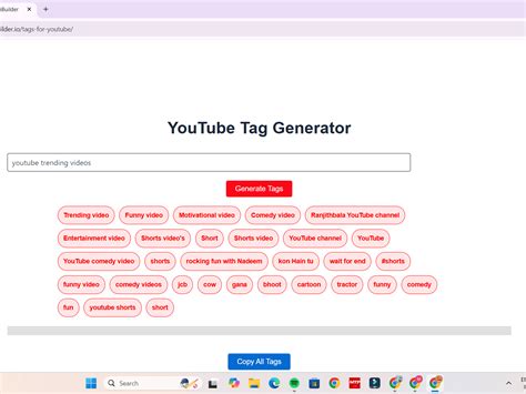 youtube tags