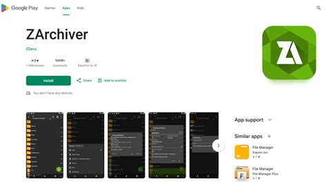 zarchiver for pc apk