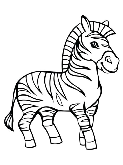 Zebra Coloring Pages Printable