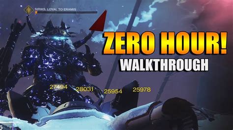 Zero Hour Expert Walkthrough Destiny 2